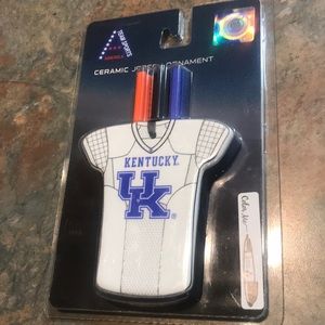 UK Kentucky wildcats ceramic jersey ornament